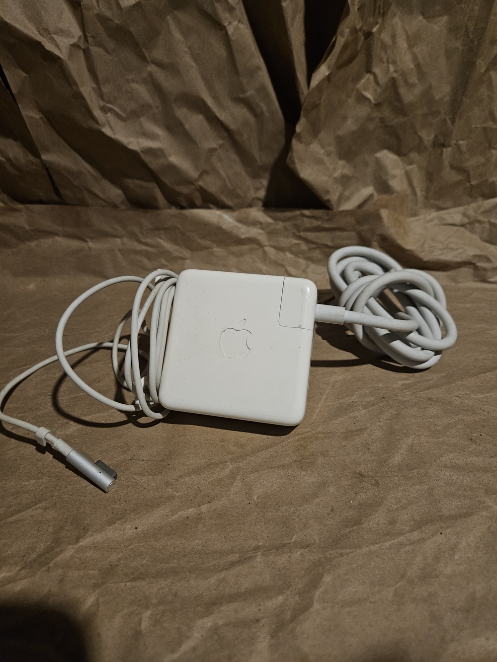Apple White MagSafe Power Adapter with Attached Cable